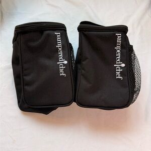 Set of 2 Pampered Chef Black mason jar Bags